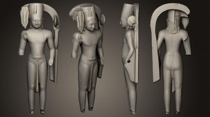 نموذج ثلاثي الأبعاد لآلة CNC التماثيل والنقوش المصرية هاريهارا